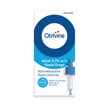 Otrivin Nasal Drops Adult 0.1% 10ml