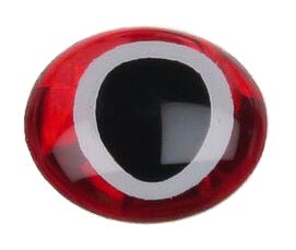 Oval Pupil 3D Eyes - Spawn Fly Fish - Hareline Dubbin