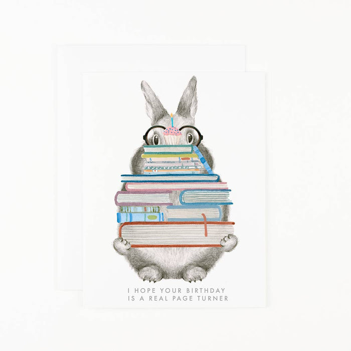 Page Turner Birthday Card