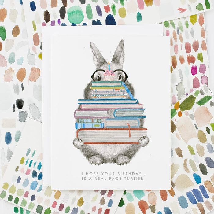 Page Turner Birthday Card