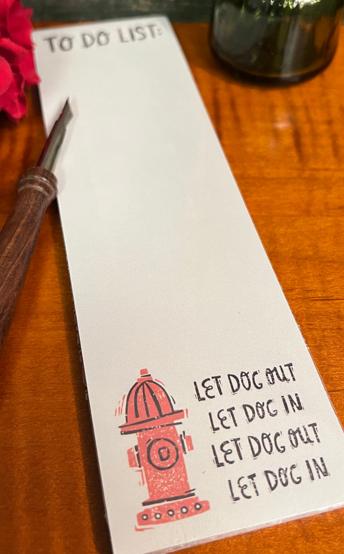 PBK-104621 Let Dog Out Note Pad