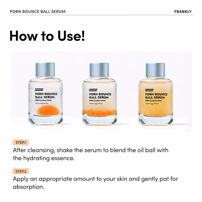 Frankly PDRN Bounce Ball Serum Nudie Glow Australia