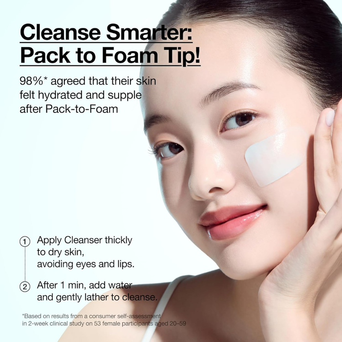 Anua PDRN Hyaluronic Acid Moisturizing Cleansing Foam Nudie Glow Australia
