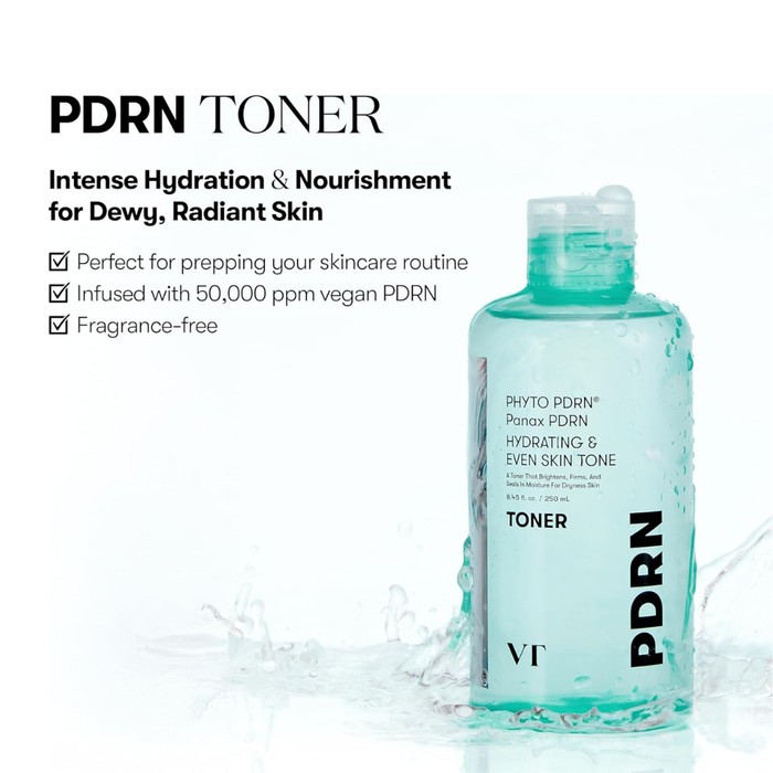 VT Cosmetics PDRN Toner Nudie Glow Australia