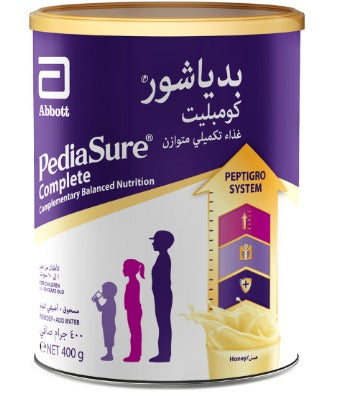 Pediasure Complete Peptigro Milk Formula Honey 400g Pediasure
