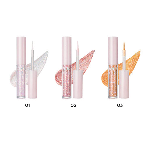 Peripera Sugar Twinkle Liquid Glitter 01 Glitter Wave