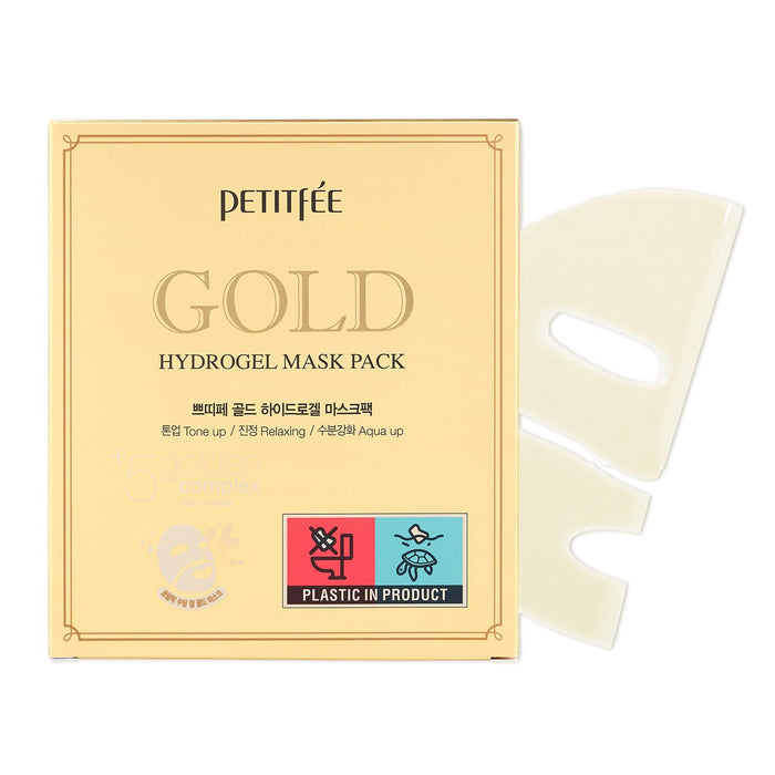 Petitfee Gold Hydrogel Mask Pack 5
