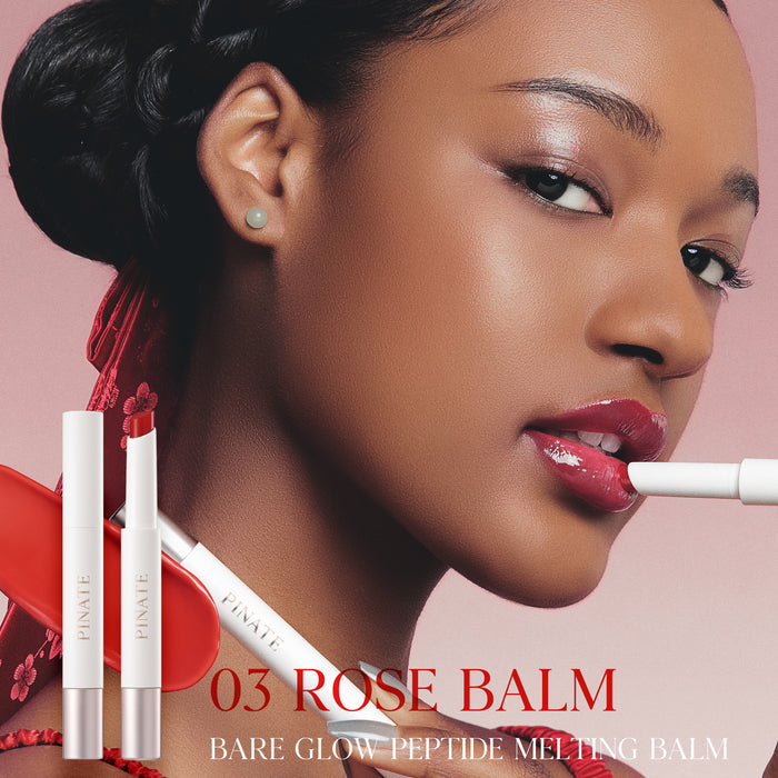 [Pinate] Bare Glow Peptide Melting Balm - 03 Rose balm 1.8g-Luxiface.com