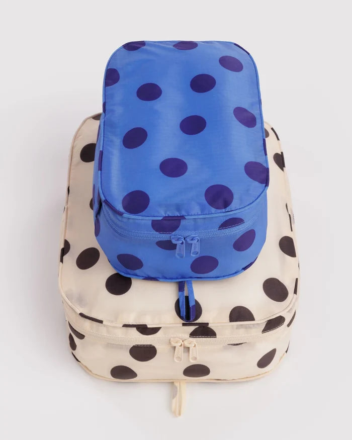Polka Dot Mix Packing Cube Set