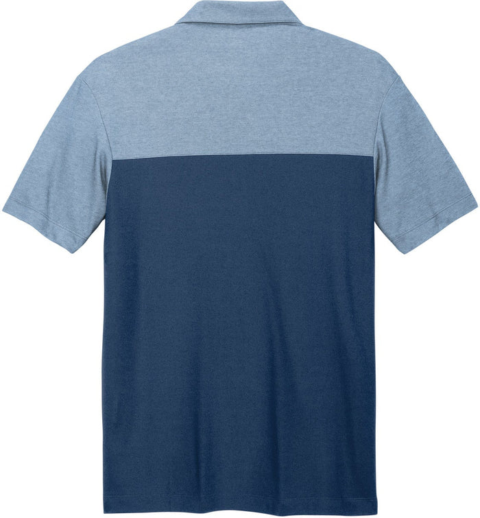 no-logo Port Authority Fine Pique Blend Blocked Polo-New-Port Authority-Thread Logic