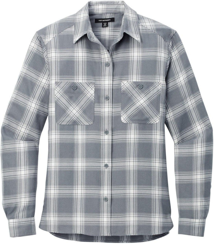 Grey/Cream Open Plaid / XS