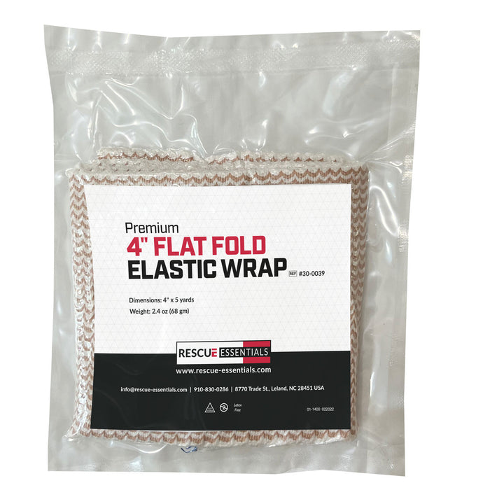 4" Premium Elastic Wrap, 5 yds- front of packaging