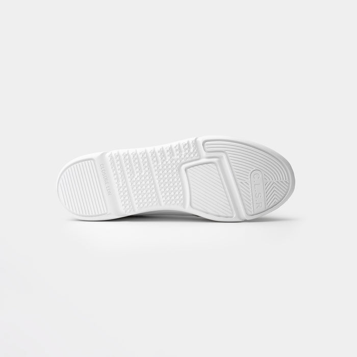 Premium LTHR Runner | White/Black