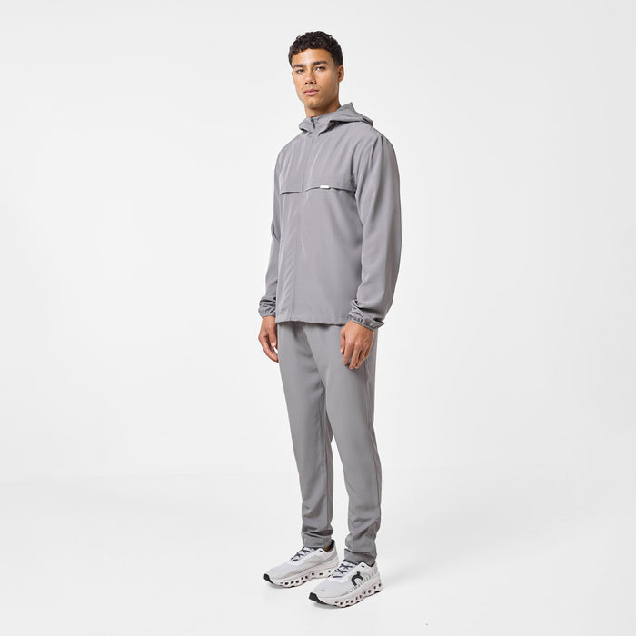 Men's Premium Performance Tracksuit in grey – front view