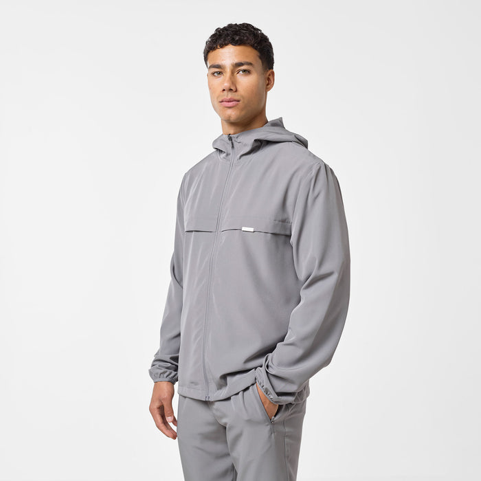 Men's Premium Performance Jacket in grey – front view