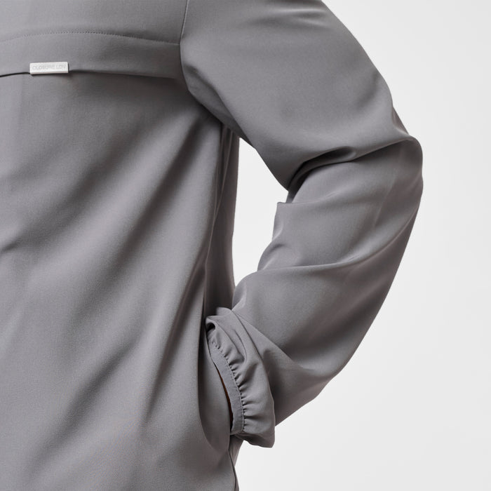 Men's Premium Performance Jacket in grey – hand in pocket