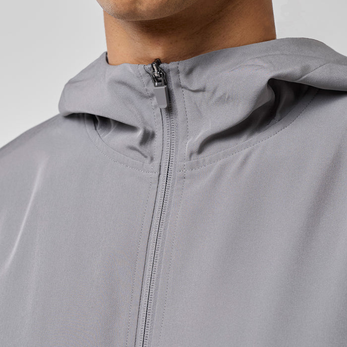 Men's Premium Performance Jacket in grey – zip detailing