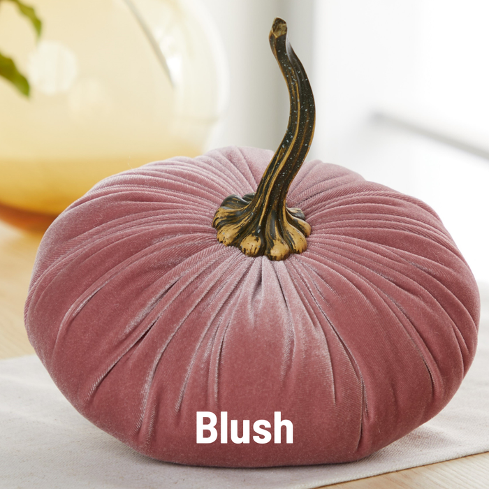Pumpkin Extra Large Velvet, Fall Accent, Halloween, Tabletop