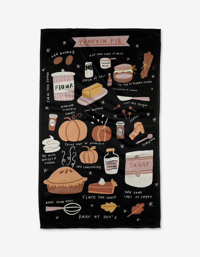 Pumpkin Pie Tea Towel