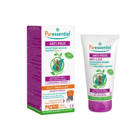 Puressentiel Anti-Lice Treatment Shampoo 150ml + Comb Puressentiel