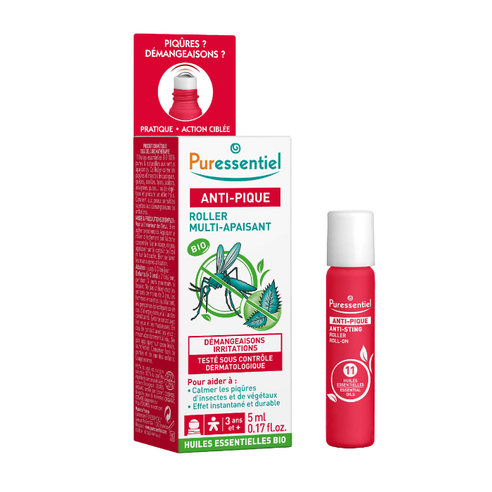 Puressentiel Anti-Sting Soothing Roller with 11 Essential Oils 5ml Puressentiel
