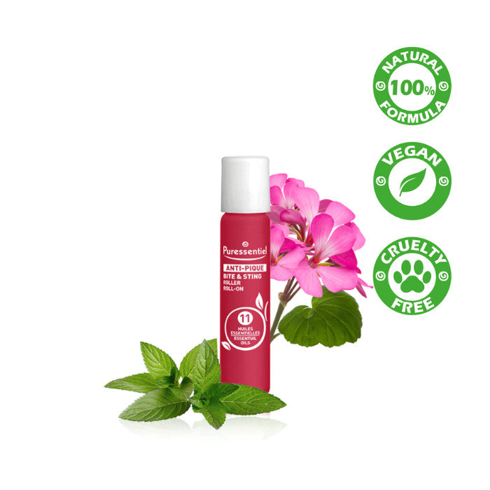 Puressentiel Anti-Sting Soothing Roller with 11 Essential Oils 5ml Puressentiel