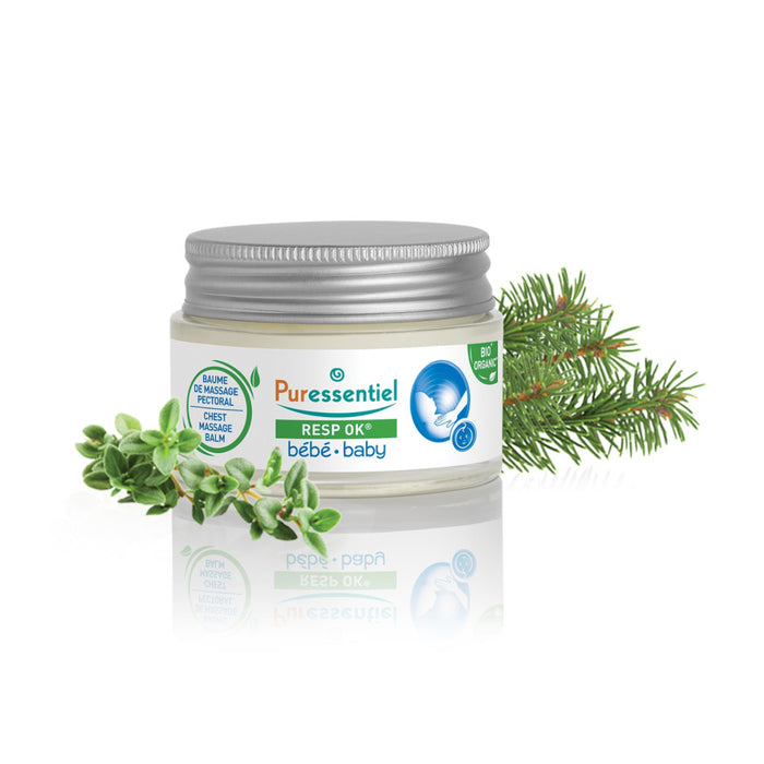 Puressentiel Respiratory RESP OK Pectoral Massage Balm Baby 30ml Puressentiel