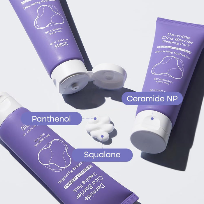 Purito Dermide Cica Barrier Sleeping Pack 80ml / 2.7 fl. oz.