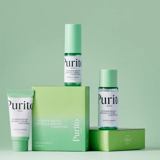 Purito SEOULPurito SEOUL Wonder Releaf Centella Mini Kit UnscentedMood Arabia8809563100828