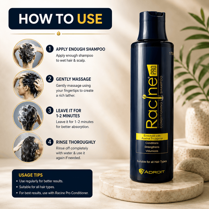 Racine Pro Conditioning Shampoo - Cosmosentials