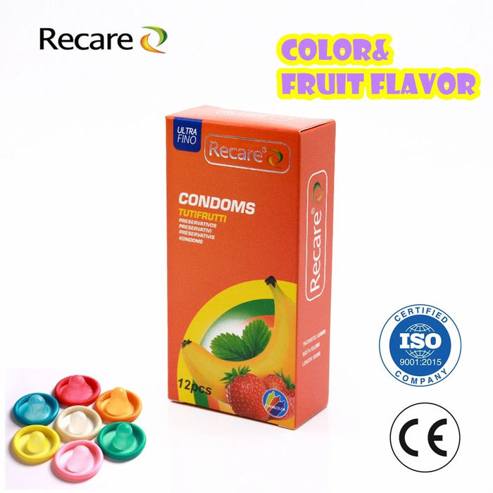 Recare Tutifrutti Condoms, 12 Condoms - Makkah Pharmacy