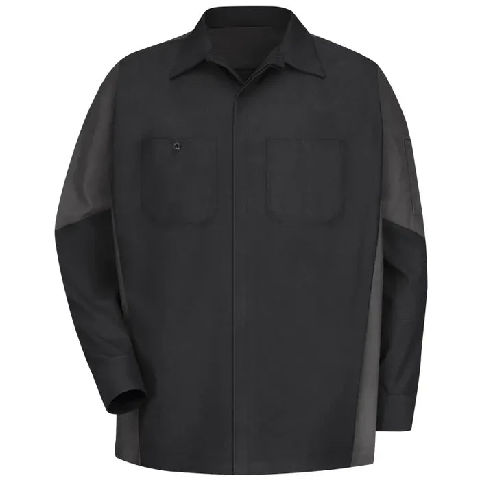 Red Kap® Men's Long Sleeve Two-Tone Crew Shirt - SY10