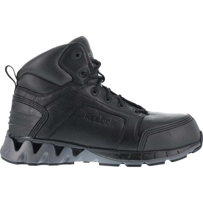 Reebok Work Men's Zigkick 6" Comp Toe Work Boot Work Boots Reebok Work Black 10 M
