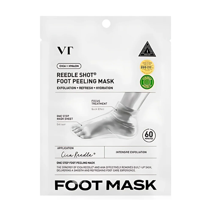 VT Cosmetics Reedle Shot Foot Peeling Mask Nudie Glow Australia
