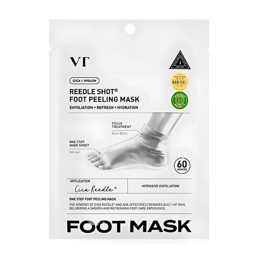 VT Cosmetics Reedle Shot Foot Peeling Mask Nudie Glow Australia