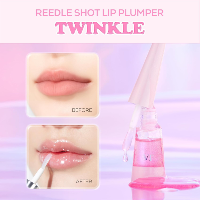 VT Cosmetics Reedle Shot Lip Plumper Twinkle Nudie Glow Australia