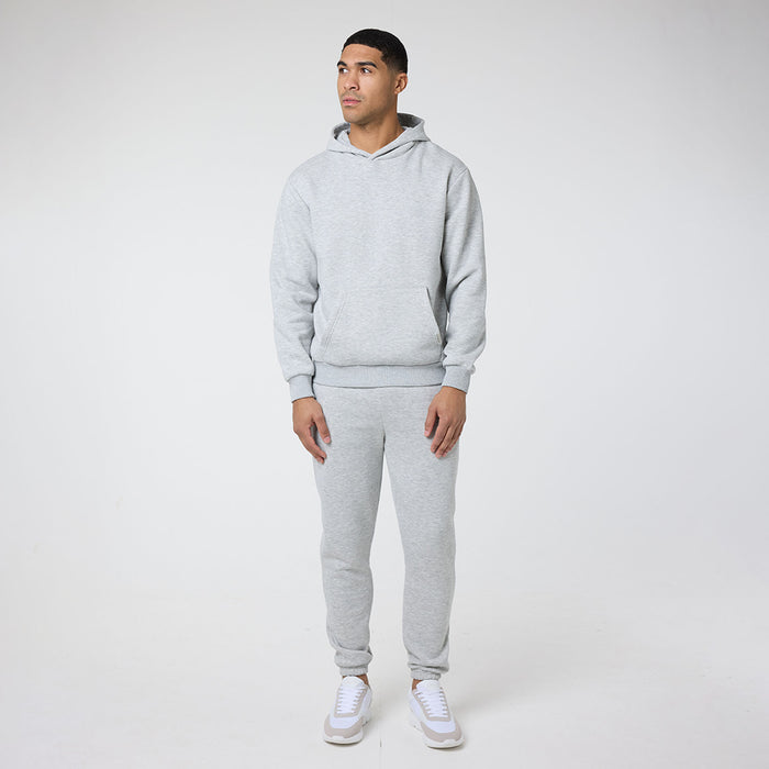 Relaxed Fit Cuffed Jogger | Grey Marl