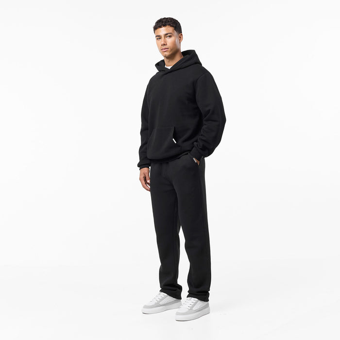 Relaxed Fit Hoodie | Black