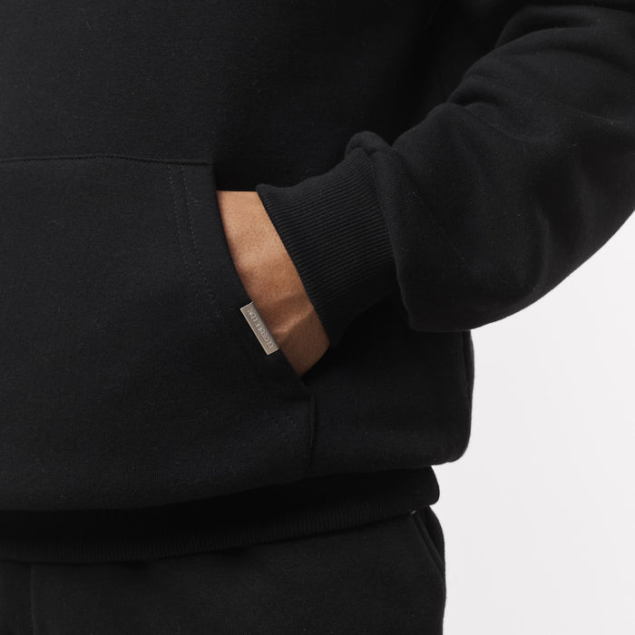 Relaxed Fit Hoodie | Black