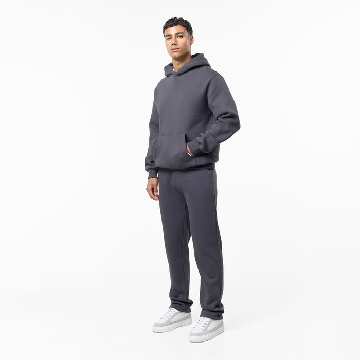 Relaxed Fit Hoodie | Dark Grey