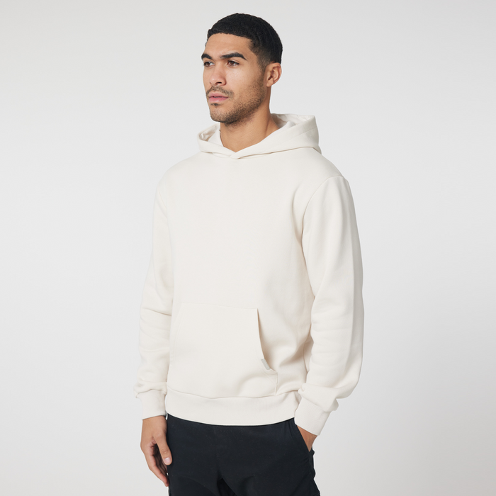 Men's  Light Stone Relaxed Fit Hoodie  Closure London  Front View