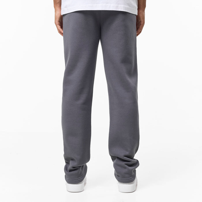 Relaxed Fit Open Hem Jogger | Dark Grey