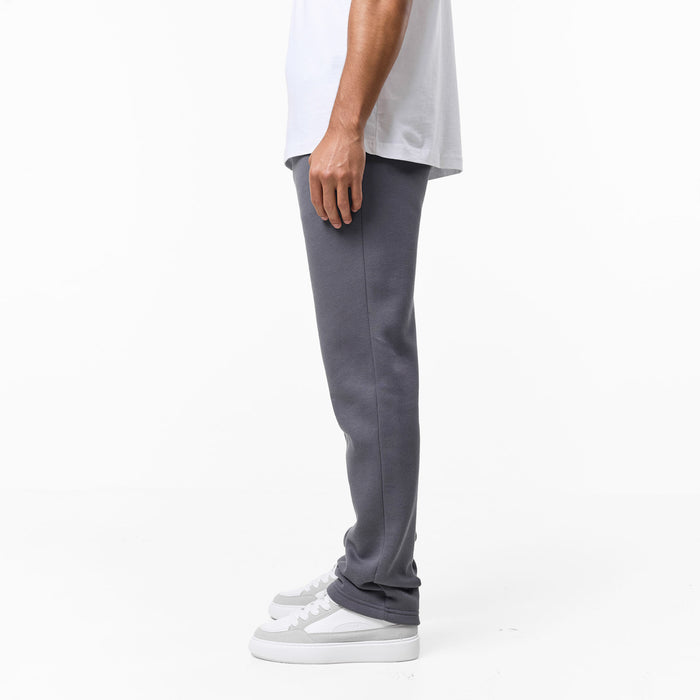 Relaxed Fit Open Hem Jogger | Dark Grey