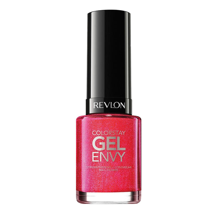 Revlon ColorStay Gel Envy 615 GAMBLING HEART - Longwear nail polish with glossy shine and chip-resistant, salon-quality finish