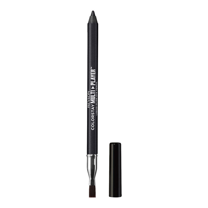Revlon ColorStay Eye Pencil 401 Checkmate full product, waterproof 12HR eyeliner with glide texture and brush – Blush Fiji