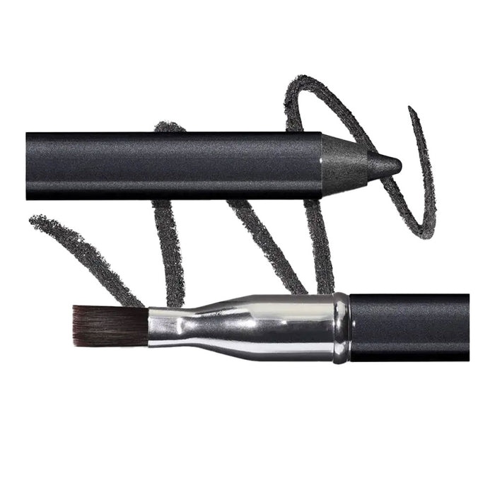 Revlon ColorStay Eye Pencil 401 Checkmate tip, brush, swatch; waterproof 12HR eyeliner for smoky looks – Blush Fiji