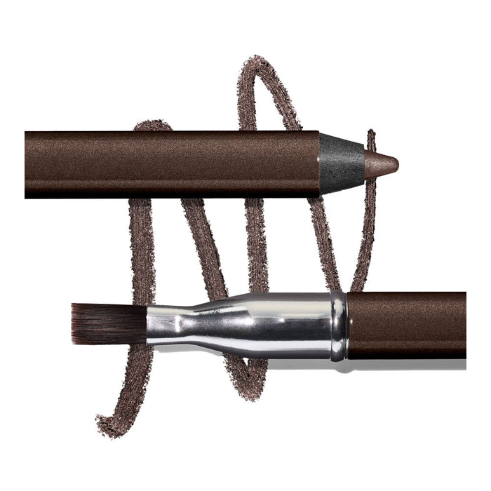 Revlon ColorStay Multi Player Eye Pencil 402 High Stakes swatch, smooth liquid-glide formula with blending brush – Blush Fiji