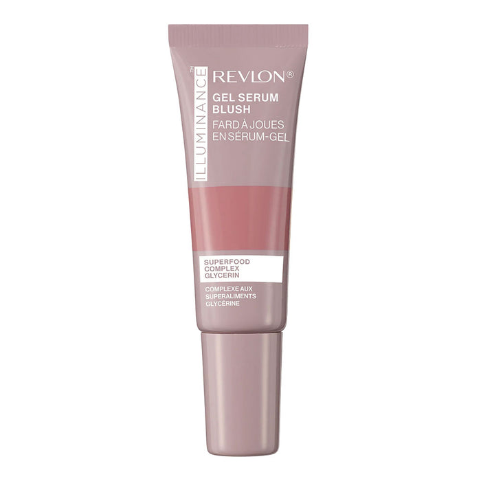 Revlon Illumiance Gel Serum Blush 110 Enchanted Mauve, hydrating gel-serum blush with a soft, luminous mauve finish