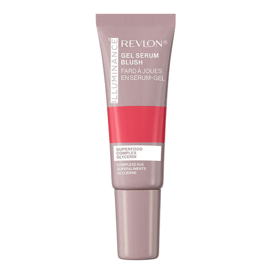 Revlon Illumiance Gel Serum Blush 120 Striking Rose, hydrating gel-serum blush with radiant rosy finish