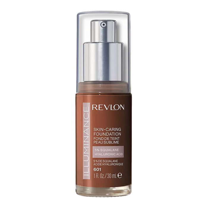Revlon Illuminance Foundation in shade 601 SOFT NUTMEG - hydrating, skin-caring coverage